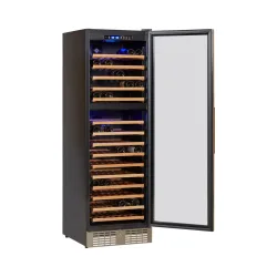 Kibernetik, Kibernetik, Unsere Neuheiten, Kibernetik WKH168F01 Weinklimaschrank Chromstahl, Produkte & Wohnen