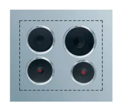 Electrolux PS+B423 +Befestigungset 14/18/18/22 cm Plattensatz – Kochmulde/Gusskochplatten