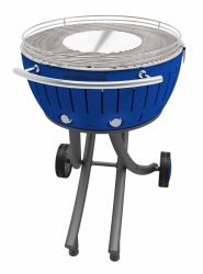 LotusGrill XXL Holzkohlegrill Ø 57.6 Tiefblau
