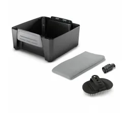 Kärcher Pet Zubehörbox – Diverses Reinigungszubehör – schwarz / gelb