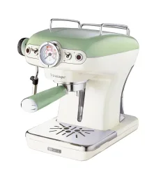 Ariete, HOME & LIVING, Kaffeemaschine - Vintage - grÃ¼n, Produkte & Wohnen, Household & Kitchen, Kaffee- & Teemaschinen, SiebtrÃ¤germaschine