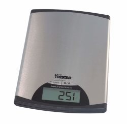 Tristar - Küchenwaage 5 kg, Grau