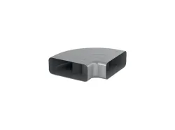 V-ZUG Bogen 90°, waagrecht für Flachkanal (B=227 / H= 94 mm), L= 288mm