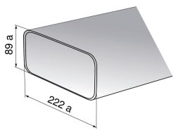 V-ZUG 1012780 Flachkanal – Dunstabzugshaube Zubehör