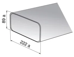 V-ZUG 1012780 Flachkanal – Dunstabzugshaube Zubehör
