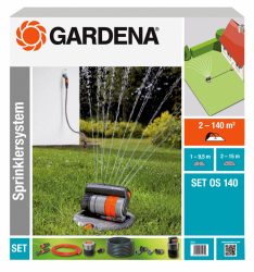 Gardena 08221-20.000.00 - Sprinklersystem Set (Schwarz/Grau/Orange)