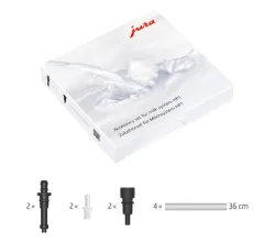 JURA Zubehörset für Milchsystem HP1 Zubehörset Düsen HP1 – JURA Zubehör Haushalt – schwarz / weiss