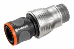 Gardena 18256-20.000.00 - Schlauchverbinder (Schwarz / Orange / Silber)