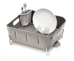 Simplehuman KT1106 kompaktes Abtropfsystem grau