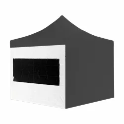 Blaser + Troesch Seitenwand mit Fenster 3m weiss Zubehör