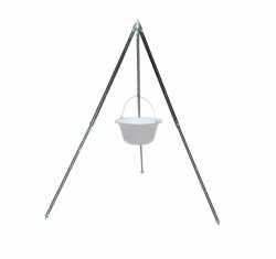 Blaser Trösch A6051 Dreibein – Feuerschale/Feuerstelle – silber