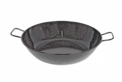 Garcima A620E Pfanne – Grillschale/Grillpfanne/Grillgeschirr – schwarz