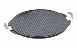 Garcima A1330E Grill-Gussplatte – Grillplatte/Grillrost – schwarz