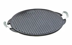 Garcima A1330E Grill-Gussplatte – Grillplatte/Grillrost – schwarz
