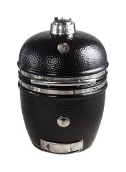 Saffire PLATINUM 15 Keramikgrill ohne Fahrgestell – Holzkohlegrill/Kohlegrill – schwarz