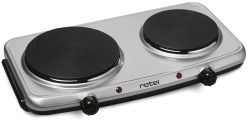 Rotel, Rotel U1123Ch - 2-Platten Rechaud (Silber/Schwarz)