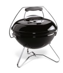 Weber Smokey Joe Premium Black Kugelgrill – Weber Holzkohlegrill/Kohlegrill