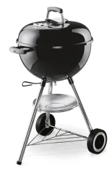 Weber Classic Kettle 47cm Kugelgrill Holzkohle – Weber Holzkohlegrill/Kohlegrill – black