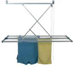 Stewi Libelle Deckentrockner Wäschetrockner – Wäscheständer/Wäscheleine – grau