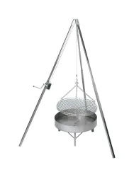 Blaser Trösch G 20 Dreibein Grill – Holzkohlegrill/Kohlegrill – edelstahl