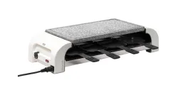 Stöckli Pizzagrill for 8 Hot Stone Raclette- u. Pizzagrill – Raclette Ofen/Raclette Grill – weiss