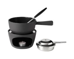 Stöckli - Fondue-Set, 14cm, Black