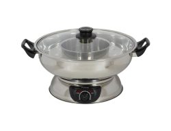 Rotel MONGOLPOT1812CH Mongolentopf – Fondue Set – chrom