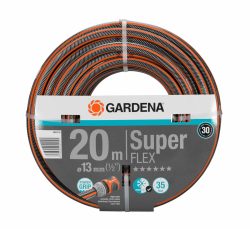 Gardena 18093-20 Premium SuperFLEX - Schlauch (Schwarz/Orange)