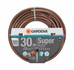 Gardena 18096-20 Premium SuperFLEX - Schlauch (Schwarz/Orange)