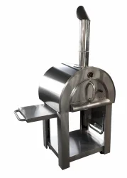 Nouvel Fuego Pizzaofen – Holzkohlegrill/Kohlegrill – edelstahl