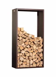 Nouvel, Nouvel Nova 120 Kaminholzregal – Feuerschale/Feuerstelle – rost