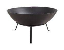 Nouvel Blacky Feuerschale schwarz inkl. Fuss Ø 70 cm