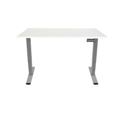 Contini höhenverstellbarer Bürotisch RAL 7045 1.8x0.8m weiss