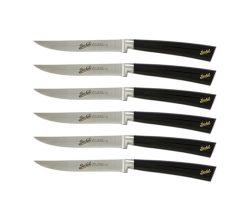 Berkel Steakmesser-Set Elegance Schwarz Stahl 11 cm 2 cm - Steakmesser-Set
