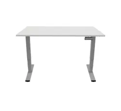 CONTINI, Unsere Neuheiten, Contini höhenverstellbarer Bürotisch 2.0x0.9m grau / Gestell grau RAL 7045, Produkte & Wohnen