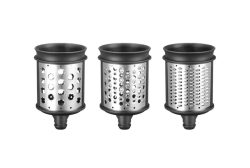 Kitchenaid - Trommelraffel Set 3-tlg, Chrom