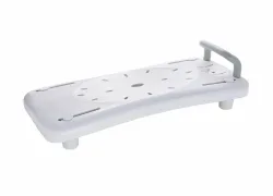 Ridder Badewannenbrett mit Haltegriff Weiss | 31 cm