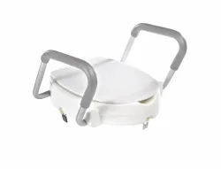 Ridder WC-Erhöhung mit Sicherheitshaltegriff weiss