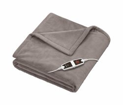 beurer - HD 150 - Cosy Taupe XXL Wärmezudecke, Taubengrau, One Size