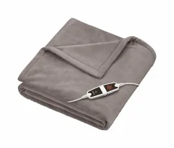 beurer - HD 150 - Cosy Taupe XXL Wärmezudecke, Taubengrau, One Size
