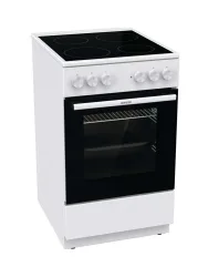 Gorenje GEC 5A21 WG Kochherd weiss Kochherd mit Glask.(Elektro) – Kochherd freistehend