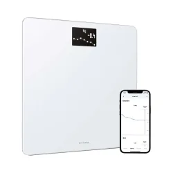Withings Body weiss Analyse-Körperwaage – Körperanalysewaage/Körperfettwaage