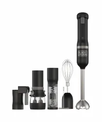 Black Decker Kitchen Wand Stabmixer 6er-Set schwarz
