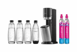 Sodastream DUO black Megapack Bundle Trinkwassersprudler – schwarz