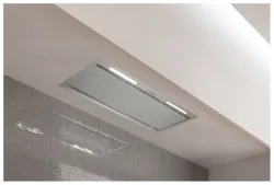 Wesco EVRE visio 60 Edelstahl Glas weissalu Dunstabzugshaube – Einbau Dunstabzug