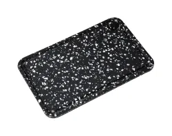 ProChef Schneidbrett Antirutschf. Marmor 440x280x12mm Schwarz/Weiss