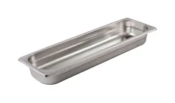 ProChef GN-Behälter 2/4 glänzend 65 mm – GN-Behälter/Gastronormbehälter – chromnickel-stahl