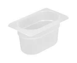 ProChef GN-Behälter 1/9 100 mm transparent weiss – GN-Behälter/Gastronormbehälter