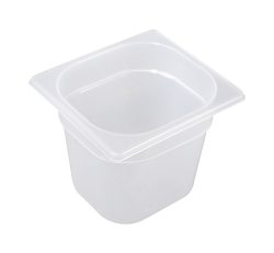 ProChef GN-Behälter 1/6 150 mm transparent weis – GN-Behälter/Gastronormbehälter