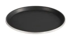 ProChef Serviertablett Ø 40.5 cm – Gastro Inventar/Gastro Einrichtungen – schwarz / silber